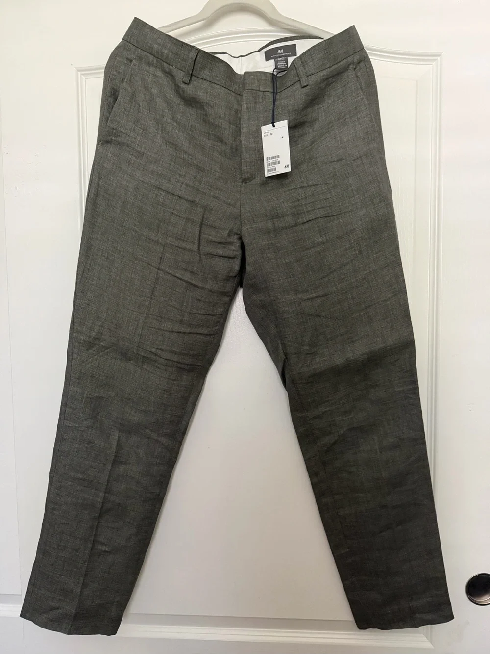 H&M Men's Charcoal Dress Trousers